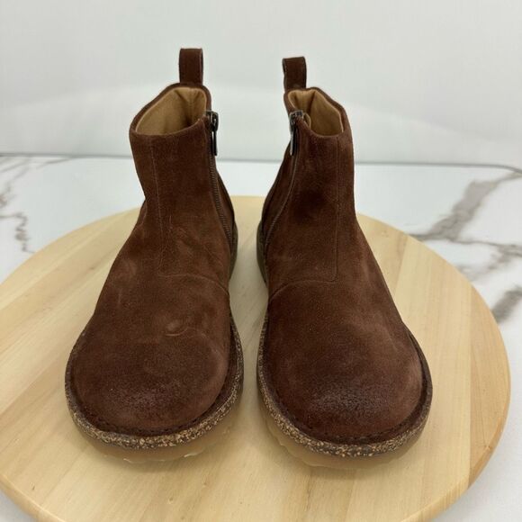 Birkenstock Melrose Suede Leather Size 37 US 6-6.5 Espresso Brown Comfort NEW - Picture 3 of 12
